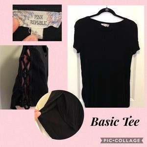 Pink Republic Basic Black Tee